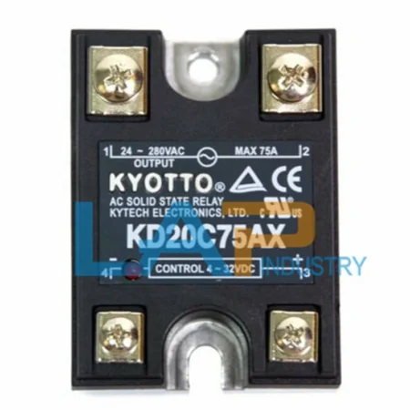 NEW FOR KYOTTO Solid State Relay KD20C75AX 24-280VAC 75A