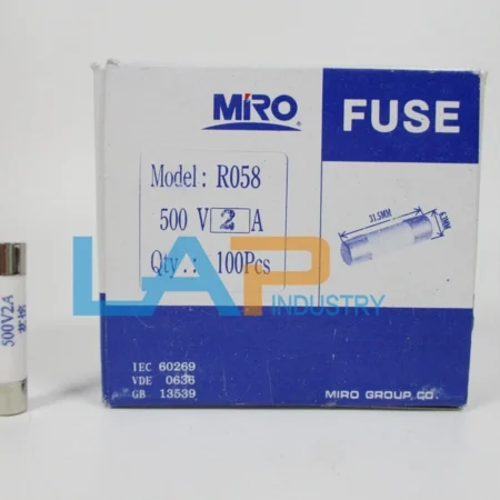 100PCS（1 BOX) NEW IN BOX For MRO RO58 2A 500V Fast Blow Tube Ceramic Fuse 6x30mm