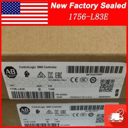 Allen Bradley 1756-L83E /B ControlLogix SEALED Surplus PLC 10MB *US SELLER*