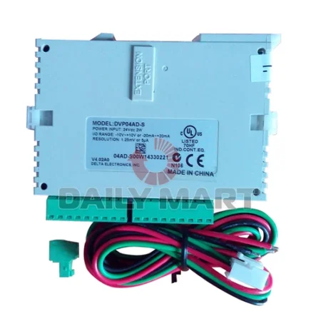 Delta DVP04AD-S Programmable Logic Controller Analog Input Module New