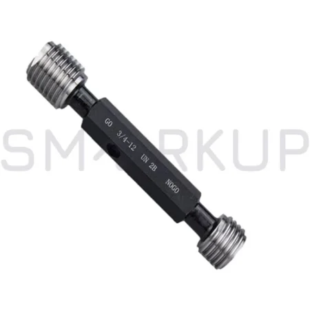 New In Box 1 3/4-12 UN Thread Plug Gage 2B GO NOGO