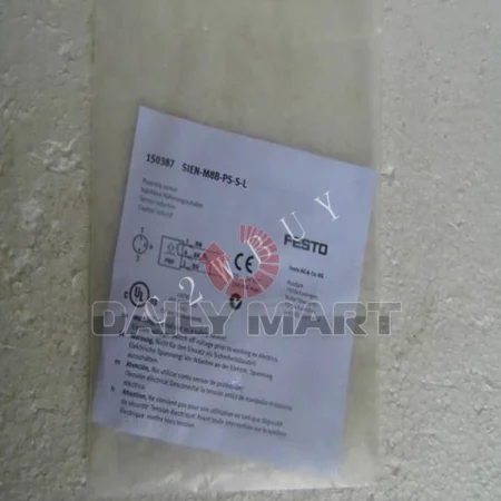 FESTO SIEN-M8B-PS-S-L INDUCTIVE PROXIMITY SENSOR SWITCH NEW