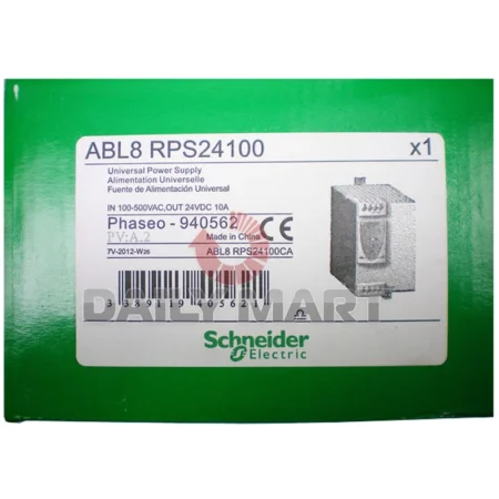 New Schneider ABL8 RPS24100 Power AC-DC Converter DIN Rail
