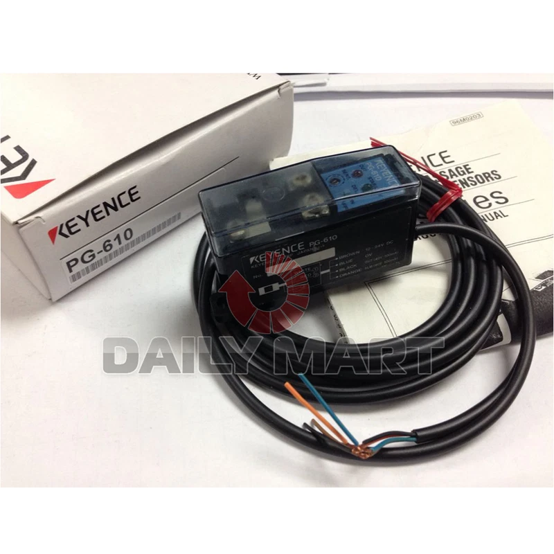 KEYENCE PG-610 PG610 OPTICAL FIBER PHOTOELECTRIC SENSOR AMPLIFIER UNIT NEW 2 s l800 10545