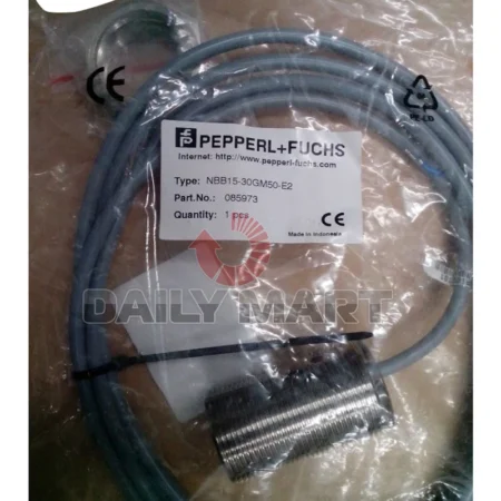 New P+F NBB15-30GM50-E2 3-Wire AC PNP Inductive Proximity Switch 15mm Housing