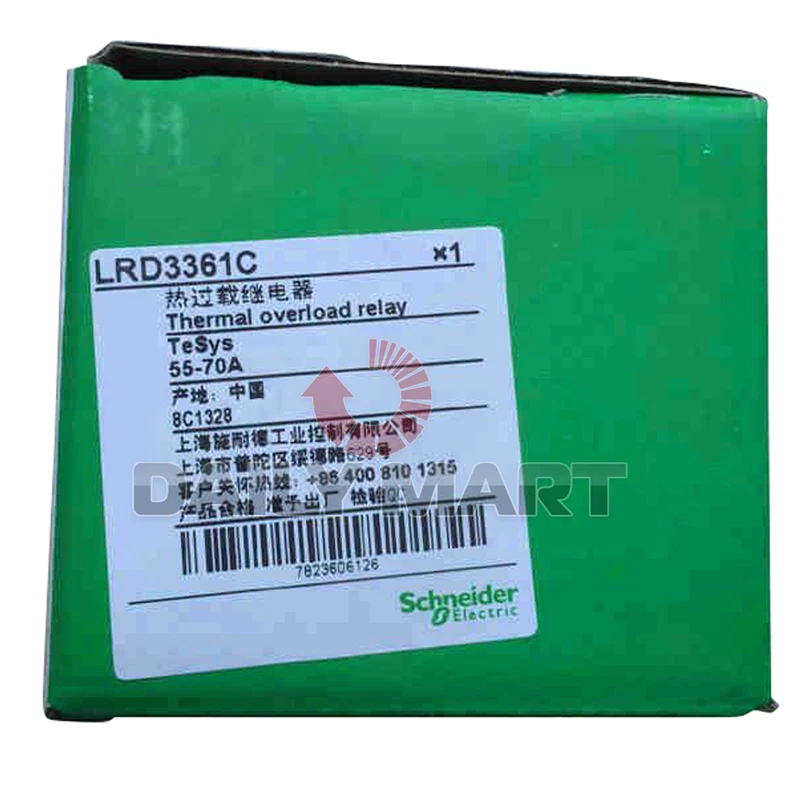 Brand New in Box Schneider LRD3361C Thermorelay Overload Thermal Relay 2 s l800 11110