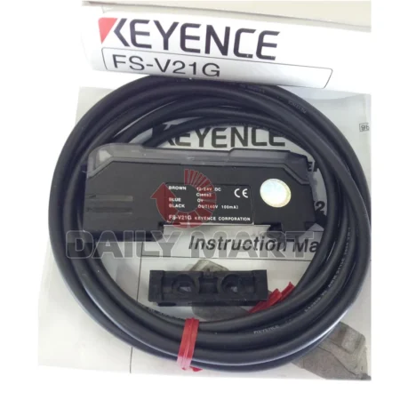 KEYENCE FS-V21G FSV21G DOUBLE DIGITAL FIBER OPTIC SENSOR AMPLIFIER PLC NEW