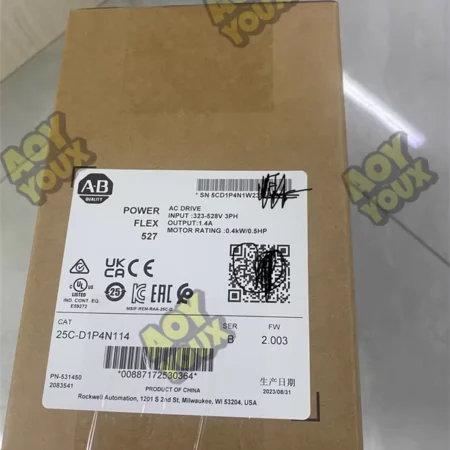 Brand New Allen Bradley 25C-D1P4N114 Free shipping by DHL Free delivery
