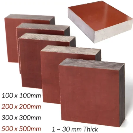 Bakelite Phenolic Resin Sheet Plate 2-30mm Thick CNC Insulation Electrical Board