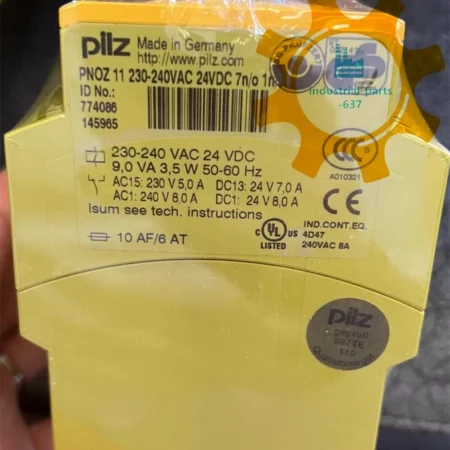 Pilz 774086 New Safety Relay PNOZ 11 230-240VAC 24VDC 7no 1nc