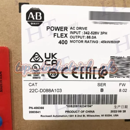 22C-D088A103 Series B PowerFlex 400 AC Drives New Sealed Allen Bradley Free Ship
