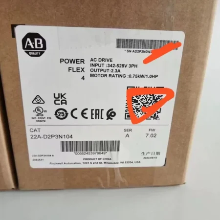 22AD2P3N104 Brand New Allen-bradley 22A-D2P3N104 Fast delivery#