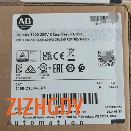 New 2198-C1004-ERS kinetix 5300 servo drive safety Modulecy