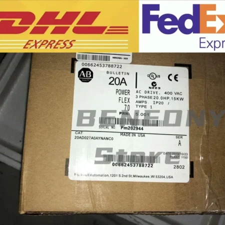 20AD027A0AYNANC0 PowerFlex 70 AC Drive 27 A at 20 Hp 20A