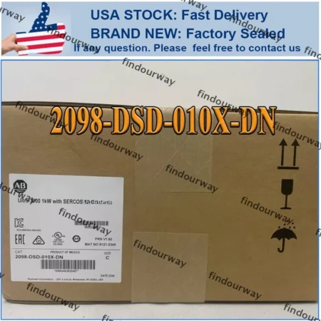 New Sealed AB 2098-DSD-010X-DN NEW PLC FW V1.32 NSNP Free Shipping