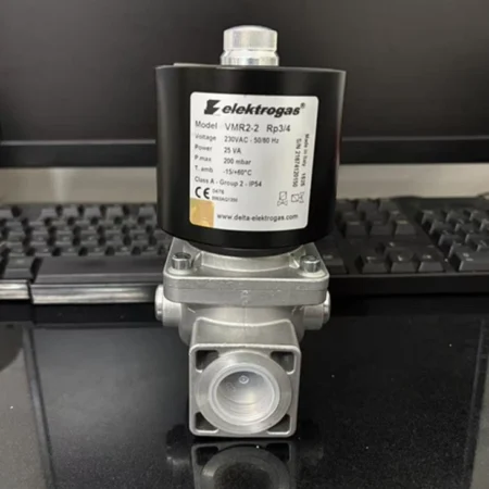 New Elektrogas gas solenoid valve VMR2-2 Rp34 200mbar