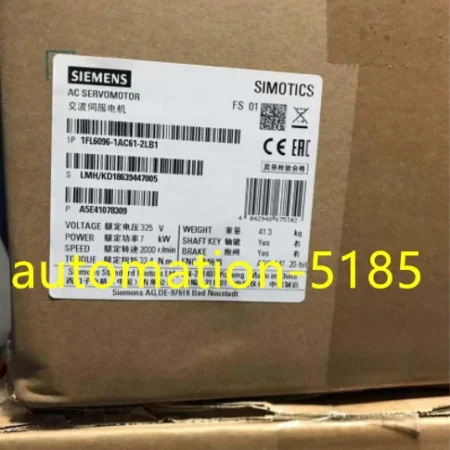 Siemens V90 servo motor 1FL6096-1AC61-2LB1 New fedex or DHL