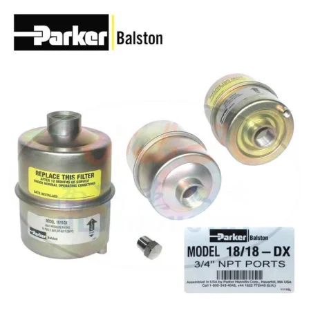 New Parker Balston 1818-DX Silencer