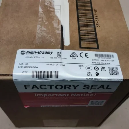 New Sealed Allen Bradley 1783-BMS06SGA SER A Stratix 5700 6 Port Managed Switch
