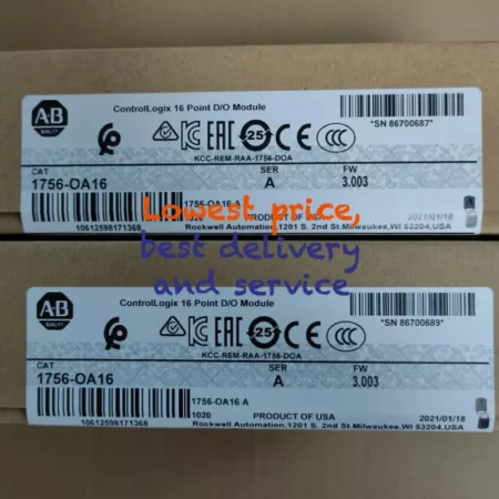 New AB 1756-OA16 SER A ControlLogix 16 Point DO Module Free Ship