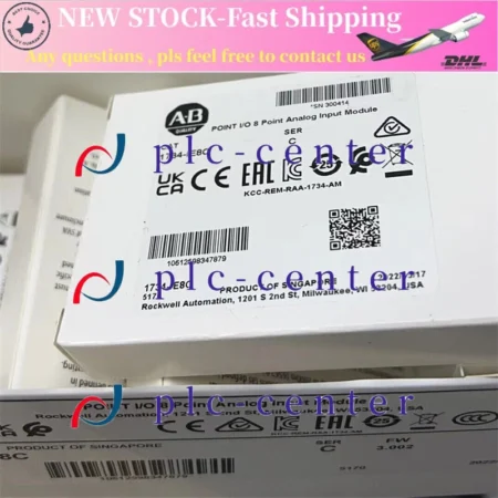 NEW 1734-IE8C Allen Bradley Point Io 8 Point Analog Input Module.