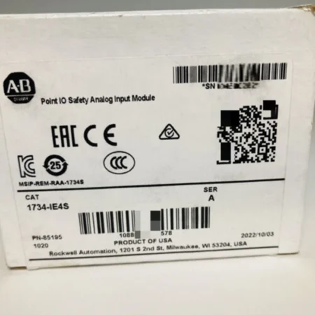 New 1734-IE4S POINT Guard IO Safety 4-Channel Analog Input Expedited Shipping