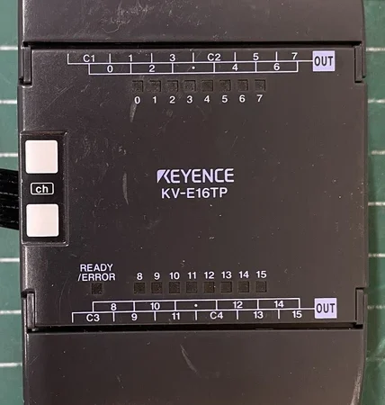 Keyence KV-E16TP Micro PLC 16-output Transistors Expansion Unit, No cables incl