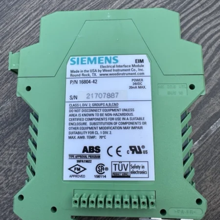 Siemens EIM 16804-42 Electrical Interface Module