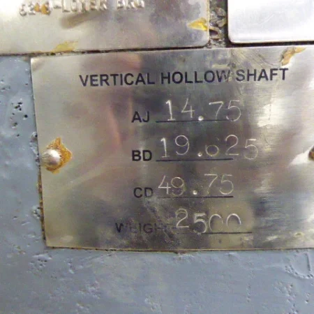 Rebuilt 200 HP US Electrical Hollow Shaft Motor Frame 1507PH 1800 RPM 4160V