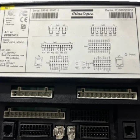 Atlas Copco 1900520033 PLC Computer Controller Panel Module Fits Air Compressor
