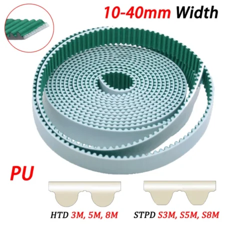 Open Timing Belt 10mm-40mm Width HTD 358M STPD S3MS5MS8M for CNC, 3D Printer