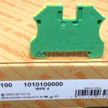 New 100pcs Weidmuller 1010100000 WPE 4 Terminal Blocks