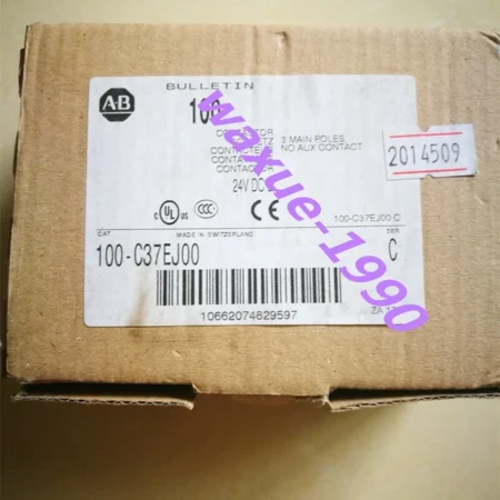 New AB contactor 100-C37EJ00 100-C37E*00 DC24V in box