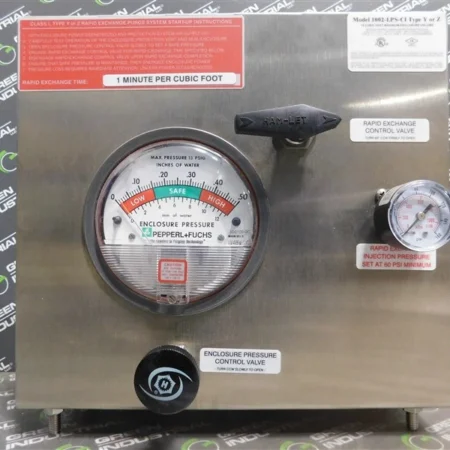 USED Pepperl Fuchs 1002-LPS-CI Type Y or Z Rapid Exchange Purge System 1 CFM