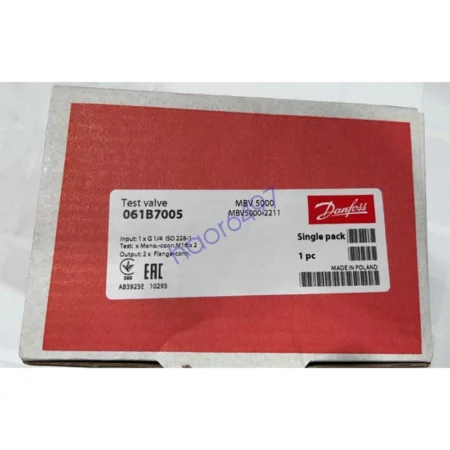 NEW Danfoss MBV5000 061B7005 Block Stress Testing Valve#QW