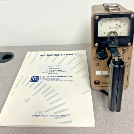 Ludlum Model 9 Ion Chamber 0-5Rhr Range Direct Measurement