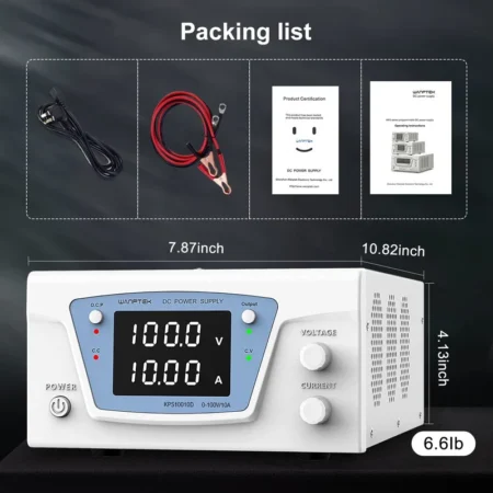 0-100V 150V 200V 300V 0-3A 5A 10A Lab Adjustable DC Bench Power Supply Variable
