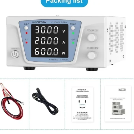Adjustable DC 0~300V 3A 900W Lab Bench Power Supply Variable Power Source