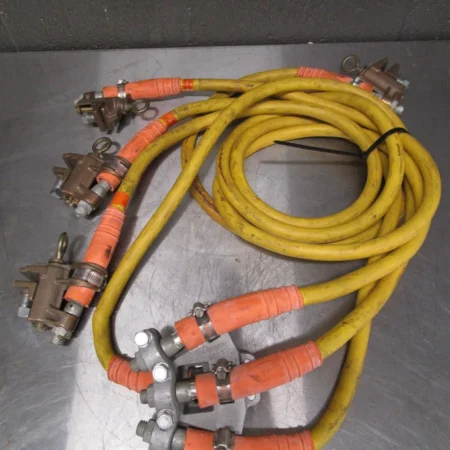 Tested 10-9-23 SALISBURY HIGH VOLTAGE ELECTRICAL 4 WAY GROUNDING CLUSTER SET