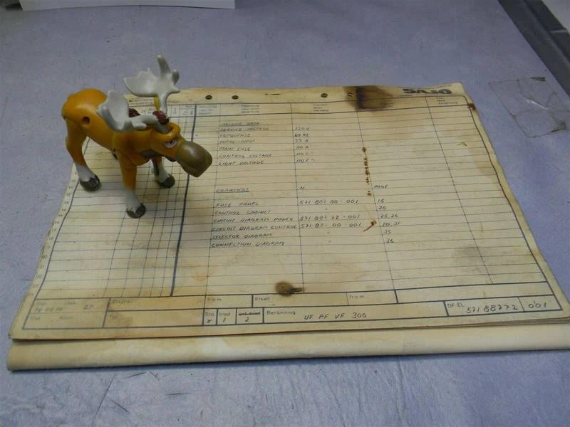 DM 300 Sajo UV PF VF 300 Electrical Diagrams Photos 2 s l800 2058