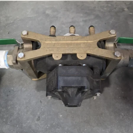 Zurn Wilkins 375 RP 1 12 (rarely used) Backflow Preventer With Shut Off Valves