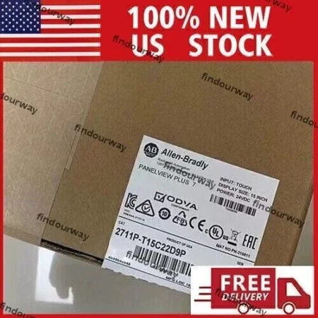 NEW PLC 2711P-T15C22D9P PanelView Plus 7 New Surplus Sealed 2711PT15C22D9P