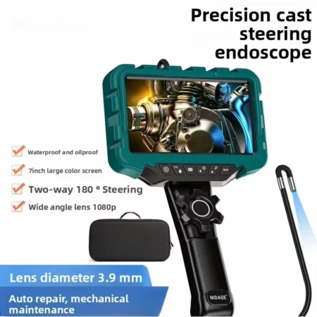 7-inch screen 2-Way 3.9mm lens Borescope Industrial Endoscope Inspection Camera