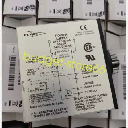 New FLYGT Mini CAS II Part No :835857 24V ACDC MINI Relay Expedited Shipping