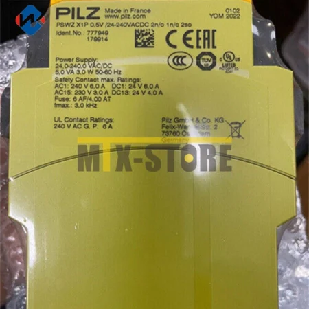 Brand new ones PILZ 777949 PSWZ X1P Safety relay