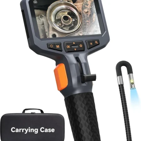 NEW Two-Way Articulated Industrial Borescope Inspection Camera SingleDual Lens