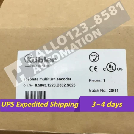 KUBLER ENCODER 8.5863.1220.B302.S023 UPS Shipping