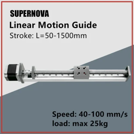 CNC Linear Guide Rail Slide Stage Actuator Ball Screw Motion Table Stepper Motor