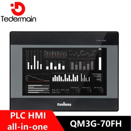 Coolmay QM3G 7" PLC HMI All-in-one Analog Inputs and Outputs Can Be Customized