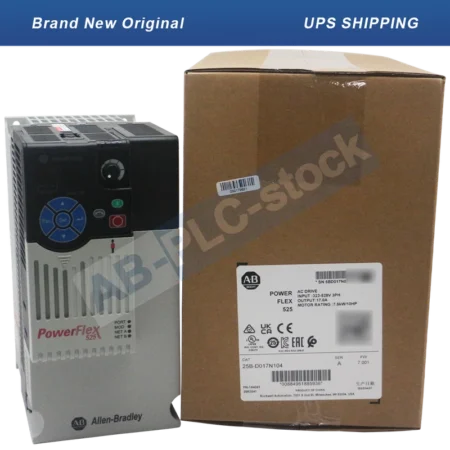 Allen-Bradley PowerFlex 525 25B-D017N104 AC Drive 7.5kw/10HP UPS Shipping